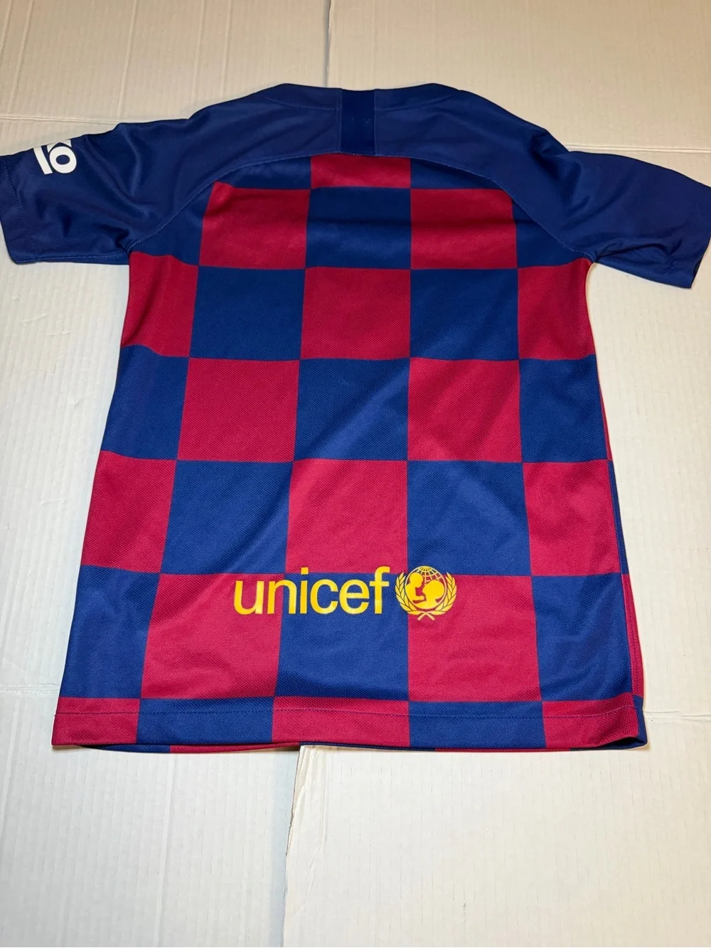 Nike FC Barcelona 2019/20 Home Jersey Youth Medium Blue Red Rakuten La Liga